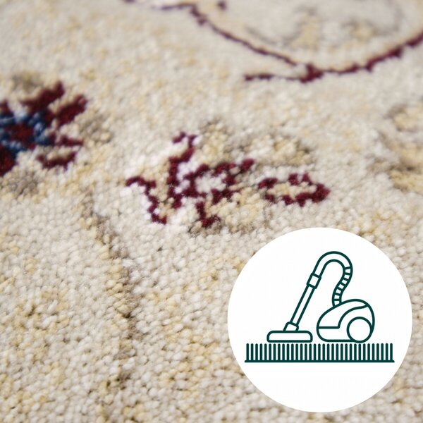 Angel Carpet, Kusový koberec Sultan 26 Beige, 80x150, béžová, kancelář