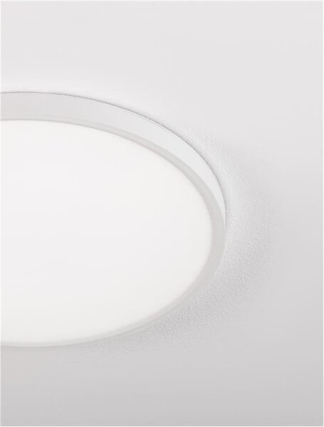 Nova Luce Stropní LED svítidlo DIXIE, ø 40 cm, 36W 3000K/4000K/6500K Barva: Bílá