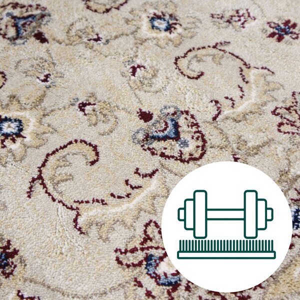 Angel Carpet, Kusový koberec Sultan 26 Beige, 80x150, béžová, kancelář