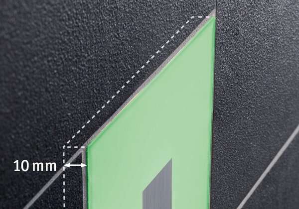 P 78413 LumiTiles LED dlaždice čtvercová 5ks sada IP44 100x10mm 230/12V 5x0,75W stmívatelné 2700K bílá umělá hmota/hliník - PAULMANN