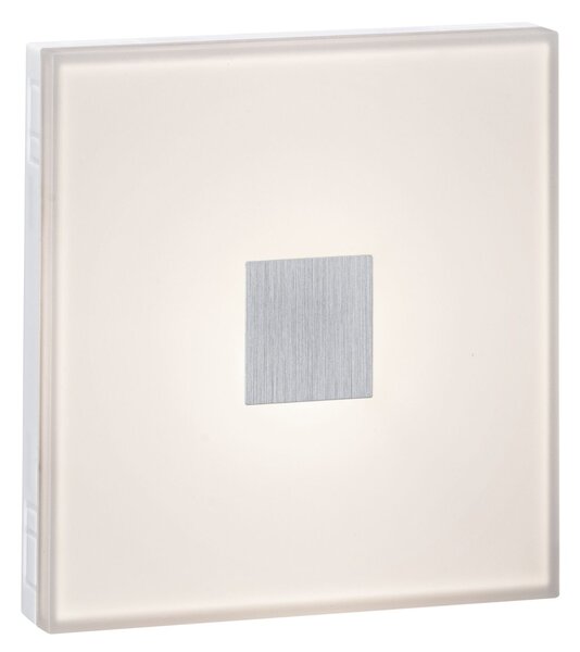 P 78413 LumiTiles LED dlaždice čtvercová 5ks sada IP44 100x10mm 230/12V 5x0,75W stmívatelné 2700K bílá umělá hmota/hliník - PAULMANN