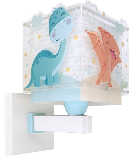 Dalber 63459 - Dětská nástěnná lampa BABY DINOS 1xE27/15W/230V pestrobarevná