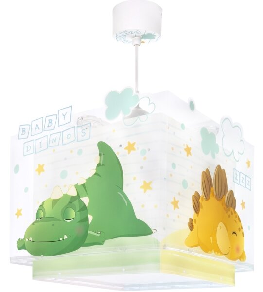 Dalber 63452 - Dětský lustr BABY DINOS 1xE27/15W/230V pestrobarevná