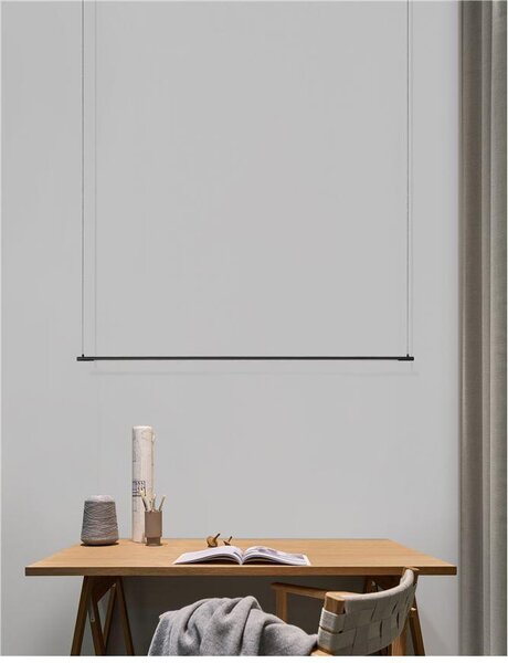 Nova Luce Závěsné LED svítidlo ELETTRA, 20W 3000K Barva: Černá