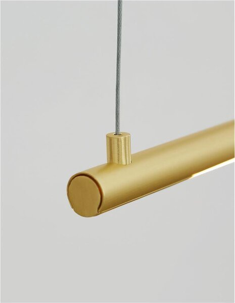 Nova Luce Závěsné LED svítidlo ELETTRA, 20W 3000K Barva: Černá