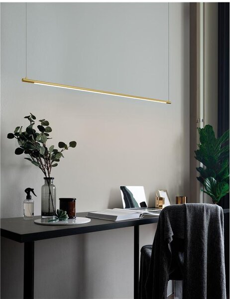 Nova Luce Závěsné LED svítidlo ELETTRA, 20W 3000K Barva: Černá