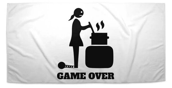 Sablio Ručník Game over 2 - 30x50 cm