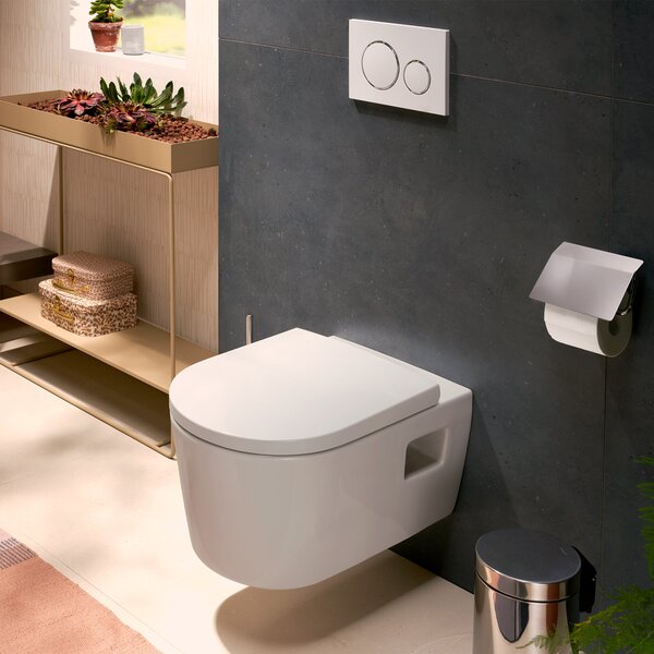 Hansgrohe EluPura Original S záchodové prkénko s pomalým sklápěním bílá 60148450