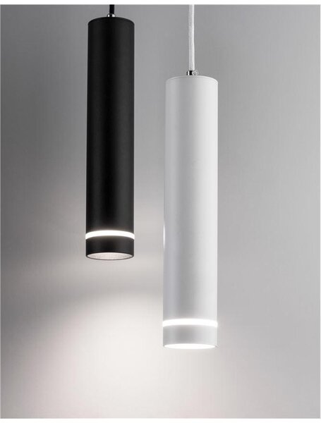 Nova Luce Závěsné svítidlo ESCA, GU10 1x10W Barva: Černá