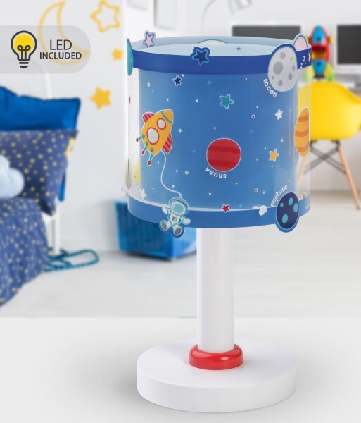 Dalber 41341N - LED Dětská lampička PLANETS 1xG4/4W/230V modrá