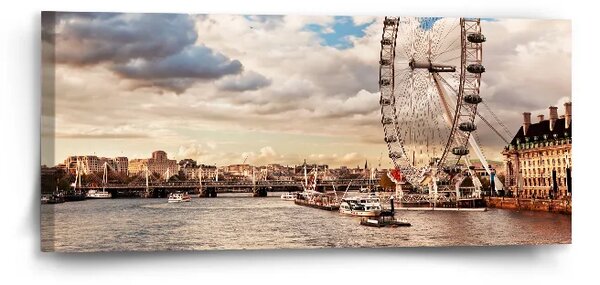 Sablio Obraz London eye - 110x50 cm