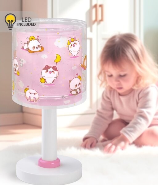 Dalber 41761S - LED Dětská lampička KAWAII FRIENDS 1xG4/4W/230V růžová