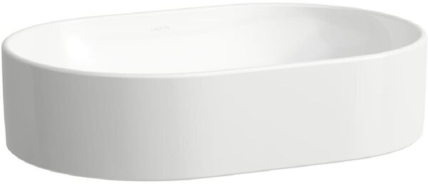 Laufen Savoy umyvadlo 55x38 cm oválné na pult bílá lesk H8129440001091