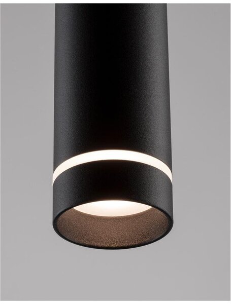 Nova Luce Závěsné svítidlo ESCA, GU10 1x10W Barva: Černá
