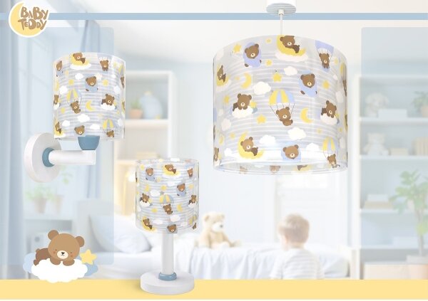 Dalber 41571T - LED Dětská lampička BABY TEDDY 1xG4/4W/230V modrá
