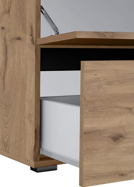 Skříňka pod umyvadlo v dekoru dubu v přírodní barvě 80x55 cm Wisla – Støraa