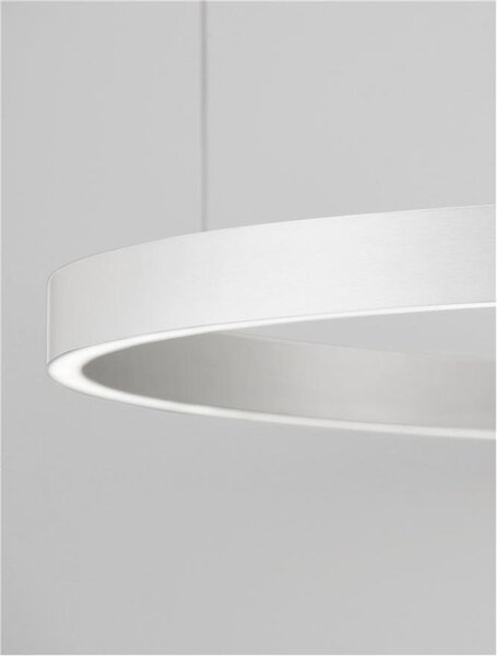 Nova Luce Závěsné LED svítidlo ELOWEN, 100W 3000K stmívatelné Barva: Bílá