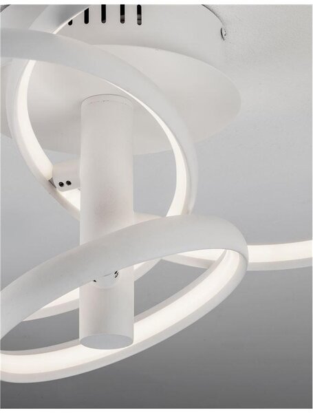 Nova Luce Stropní LED svítidlo EMIL, 30W 3000K stmívatelné Barva: Černá