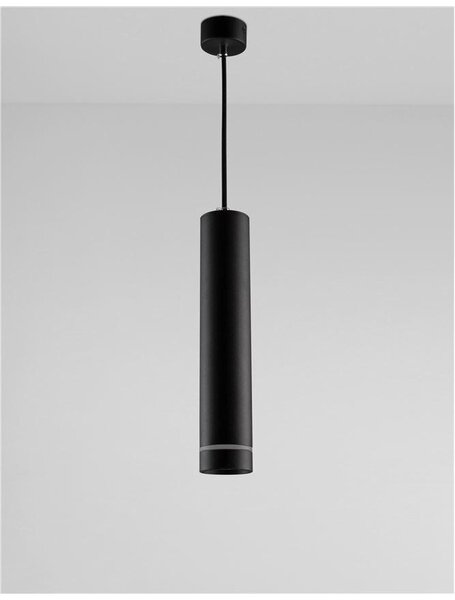 Nova Luce Závěsné svítidlo ESCA, GU10 1x10W Barva: Černá
