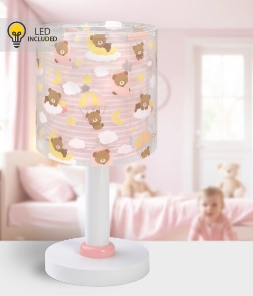Dalber 41571S - LED Dětská lampička BABY TEDDY 1xG4/4W/230V růžová