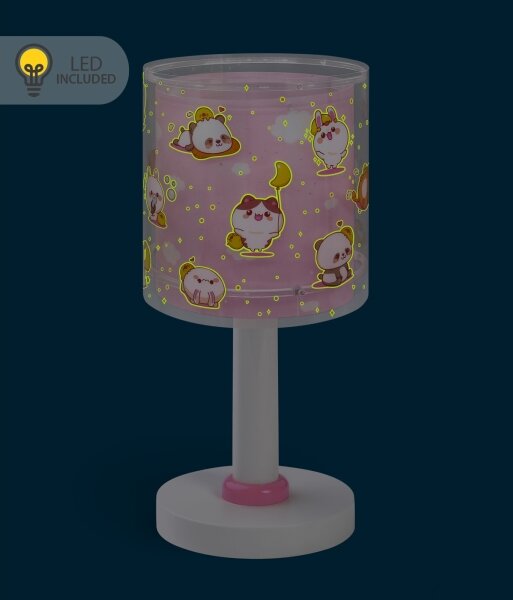 Dalber 41761S - LED Dětská lampička KAWAII FRIENDS 1xG4/4W/230V růžová