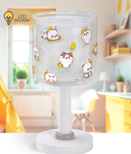 Dalber 41761E - LED Dětská lampička KAWAII FRIENDS 1xG4/4W/230V šedá