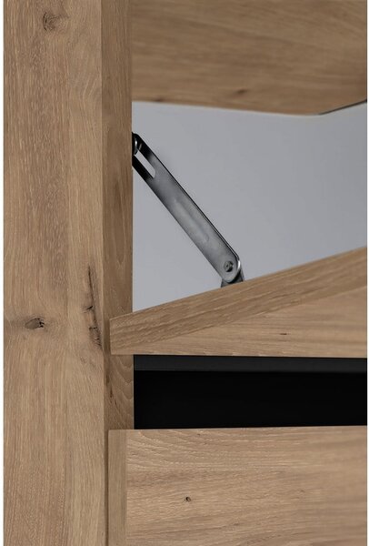 Skříňka pod umyvadlo v dekoru dubu v přírodní barvě 80x55 cm Wisla – Støraa