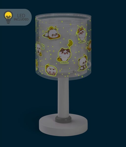 Dalber 41761E - LED Dětská lampička KAWAII FRIENDS 1xG4/4W/230V šedá