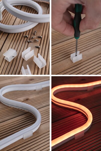 P 78889 SimpLED LED Strip Venkovní základní sada 3m IP44 19,5W 72LEDs/m RGB - PAULMANN