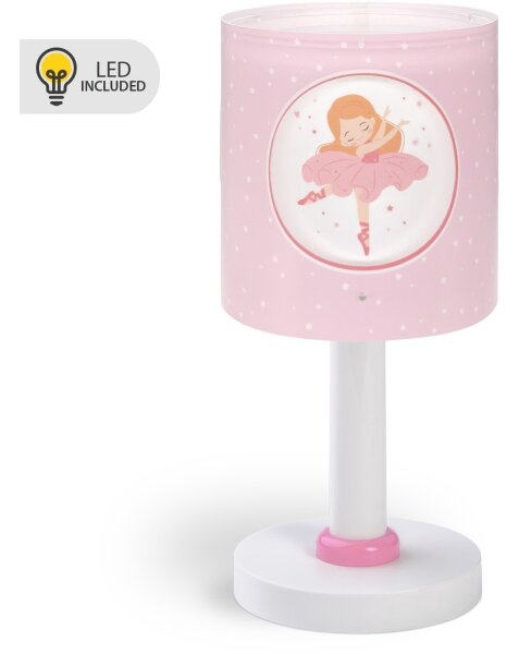 Dalber 60911 - LED Dětská lampička PRINCESS DANCE 1xG4/4W/230V růžová