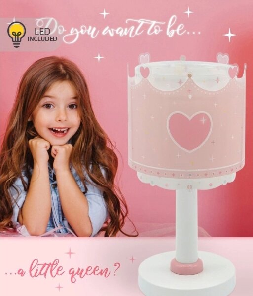 Dalber 61101N - LED Dětská lampička LITTLE QUEEN 1xG4/4W/230V růžová
