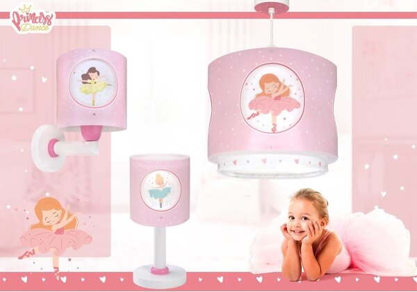 Dalber 60911 - LED Dětská lampička PRINCESS DANCE 1xG4/4W/230V růžová