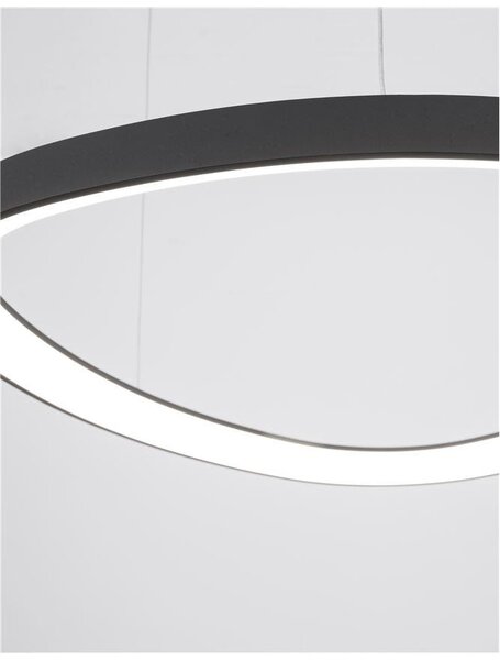 Nova Luce Závěsné LED svítidlo ESTEVA, 48W 3000K stmívatelné Barva: Hnědá
