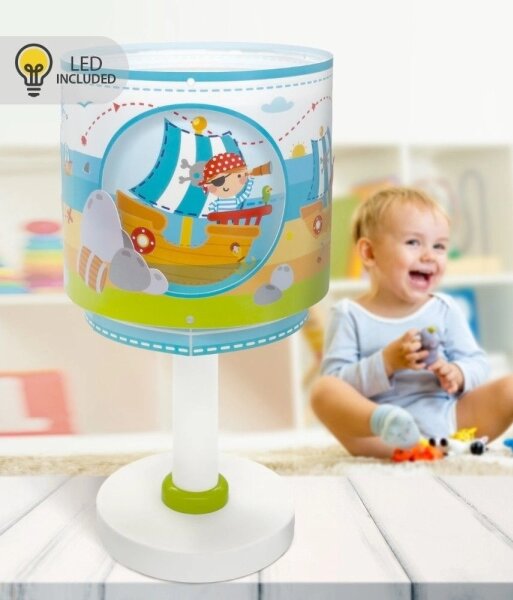 Dalber 60651N - LED Dětská lampička PIRATE ISLAND 1xG4/4W/230V pestrobarevná