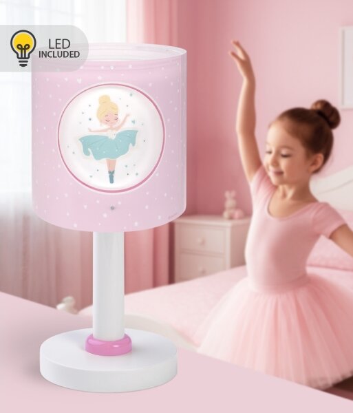 Dalber 60911 - LED Dětská lampička PRINCESS DANCE 1xG4/4W/230V růžová