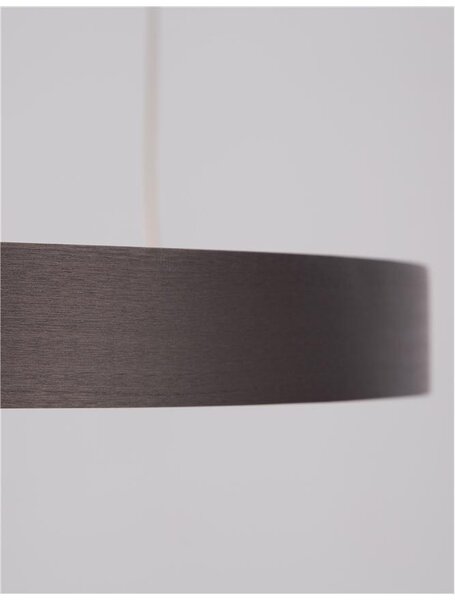 Nova Luce Závěsné LED svítidlo ESTEVA, 48W 3000K stmívatelné Barva: Hnědá