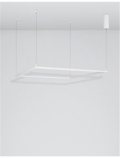Nova Luce Závěsné LED svítidlo ETERNA, 50W 3000K stmívatelné Barva: Černá