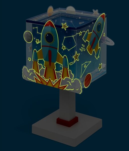 Dalber 63351N - LED Dětská lampička ROCKET 1xG4/4W/230V pestrobarevná