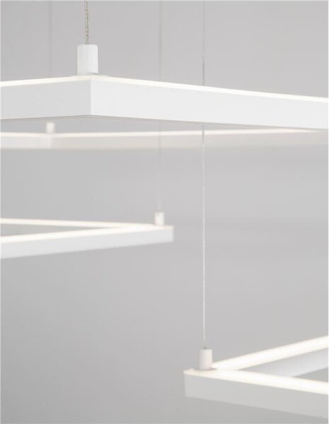 Nova Luce Závěsné LED svítidlo ETERNA, 50W 3000K stmívatelné Barva: Černá