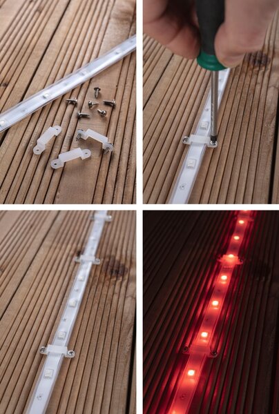 P 78891 SimpLED LED Strip Venkovní základní sada 3m IP44 8,5W 24LEDs/m RGB - PAULMANN