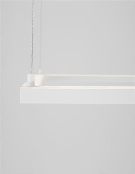 Nova Luce Závěsné LED svítidlo ETERNA, 50W 3000K stmívatelné Barva: Černá