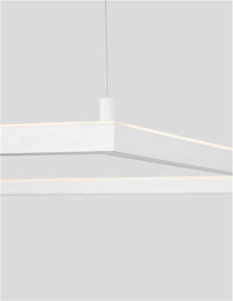 Nova Luce Závěsné LED svítidlo ETERNA, 40W 3000K stmívatelné Barva: Černá