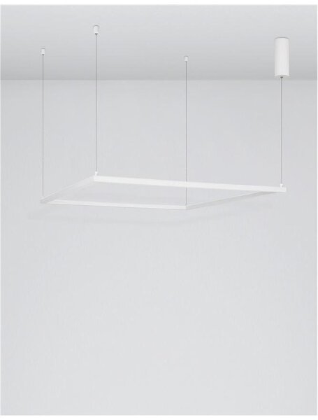 Nova Luce Závěsné LED svítidlo ETERNA, 50W 3000K stmívatelné Barva: Černá