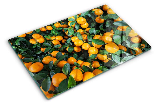Skleněné krájecí prkénko Mandarinky na větvích ddk-nr-wm-00006933