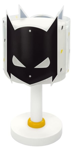 Dalber 61801N - LED Dětská lampička DARK HERO 1xG4/4W/230V bílá/černá