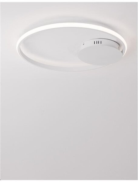 Nova Luce Stropní LED svítidlo FULINE, 32W, 3000K stmívatelné Barva: Černá
