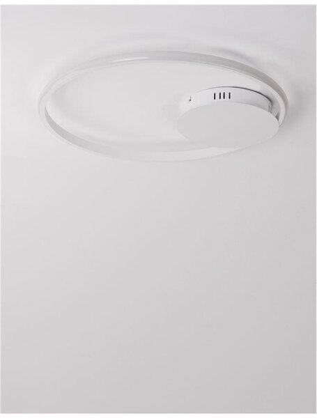 Nova Luce Stropní LED svítidlo FULINE, 32W, 3000K stmívatelné Barva: Černá