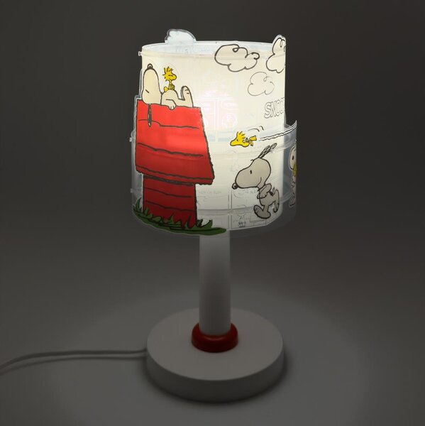 Dalber 76301 - LED Dětská lampička SNOOPY 1xG4/4W/230V bílá/červená