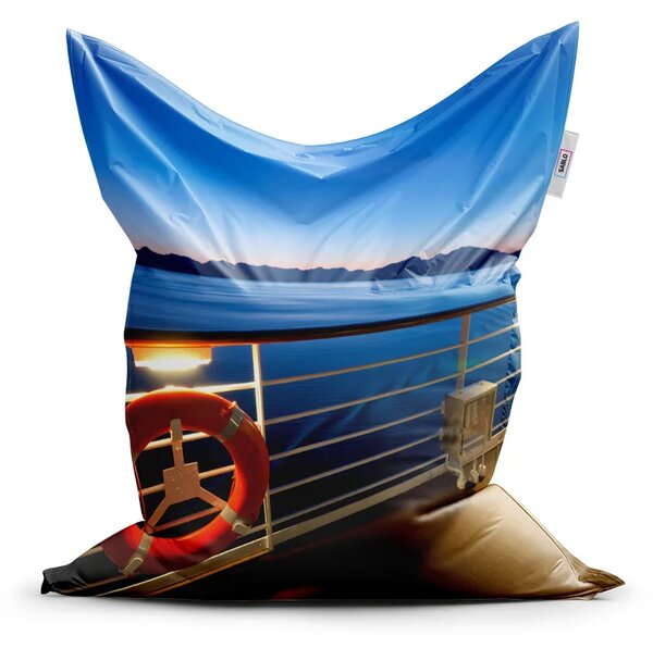 Sablio Sedací vak Classic Pohled z lodě - 150x100 cm