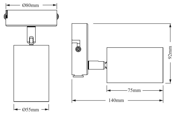 Osram - Bodové svítidlo ELEMENTAL 1xGU10/6W/230V